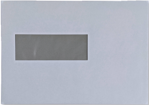 Vensterenvelop EA5 15,6 x 22 cm Wit