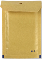 Luchtkussenenvelop 11/A 12 x 17,5 cm Bruin