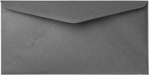 Envelop Rustic Metallic 11 x 22 cm Platinum