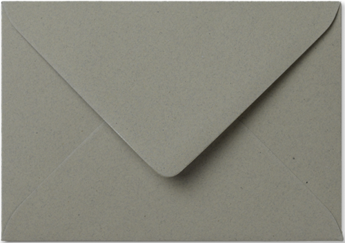 Envelop Fabric 12,5 x 17,6 cm Cotton Grey