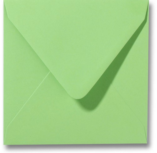Envelop Roma 12 x 12 cm appelgroen