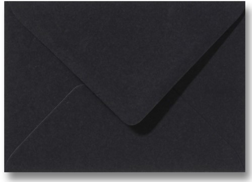 Envelop Roma 12 x 18 cm zwart