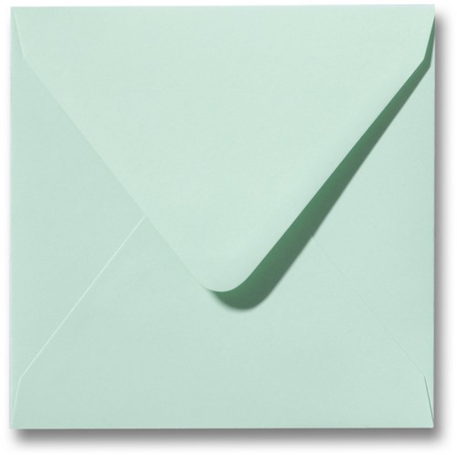 Envelop Roma 14 x 14 cm lentegroen