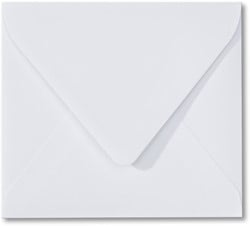 Envelop Roma 12,5 x 14 cm wit