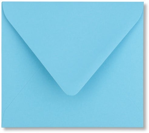 Envelop Roma 12,5 x 14 cm oceaanblauw