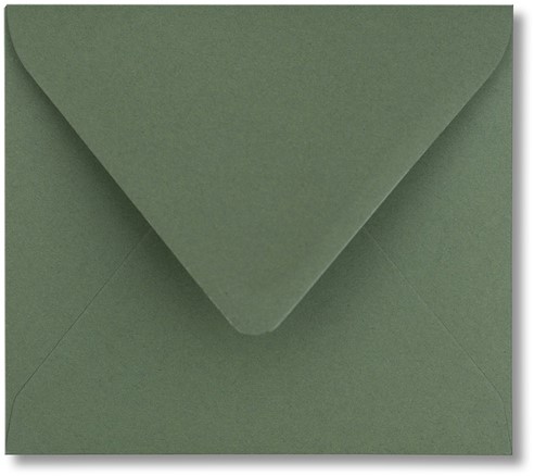 Envelop Roma 12,5 x 14 cm donkergroen