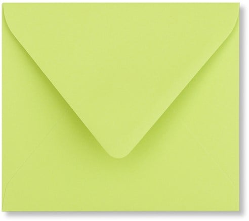 Envelop Roma 12,5 x 14 cm lindegroen