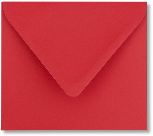 Envelop Roma 12,5 x 14 cm pioenrood