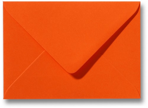 Envelop Roma 15,6 x 22 cm donkeroranje