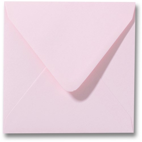 Envelop Roma 16 x 16 cm lichtroze