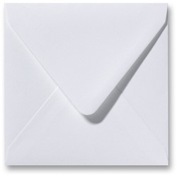 Envelop Fiore 16 x 16 cm wit