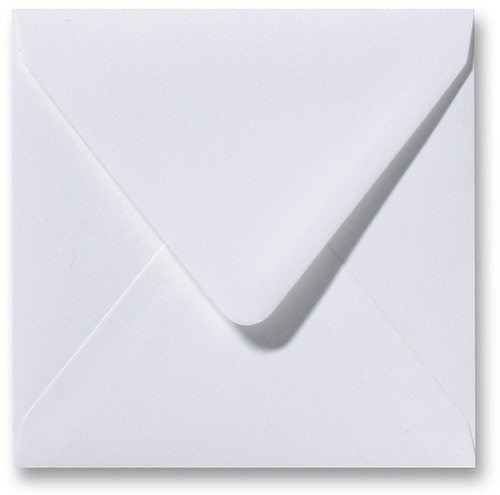 Envelop Fiore 16 x 16 cm wit