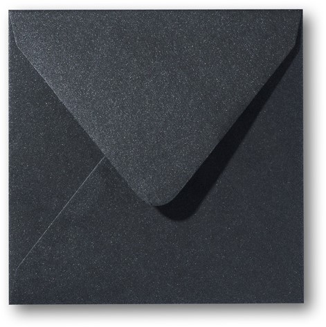 Envelop Metallic 16 x 16 cm black