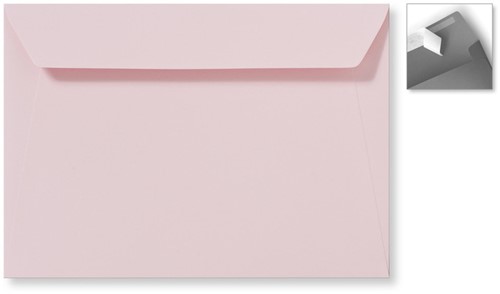 Envelop Specials 15,6 x 22 cm striplock lichtroze