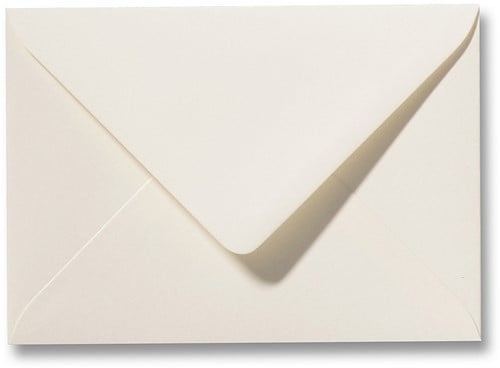 Envelop Fiore 12,5 x 17,6 cm creme