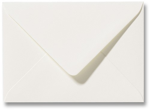 Envelop Fiore 12,5 x 17,6 cm ivoor