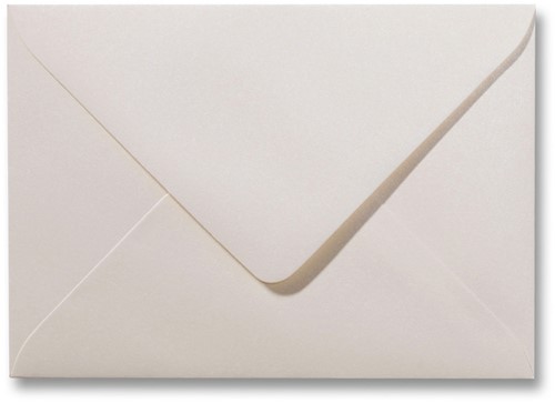 Envelop Metallic 12,5 x 17,6 cm ivory
