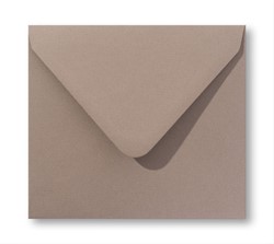 Envelop Vintage 12,5 x 14 cm zandbruin