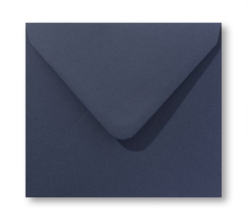 Envelop Vintage 12,5 x 14 cm marineblauw