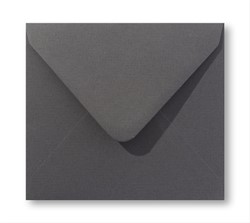 Envelop Vintage 12,5 x 14 cm antracietgrijs