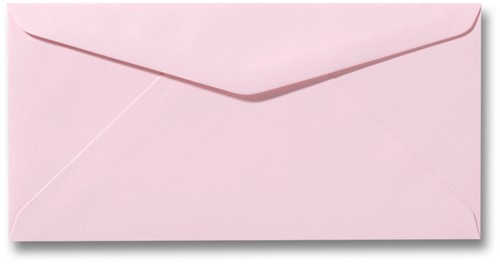 Envelop Roma 11 x 22 cm lichtroze