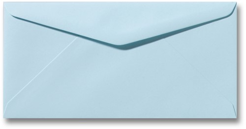 Envelop Roma 11 x 22 cm laguneblauw