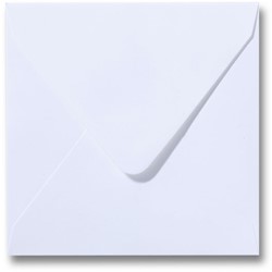 Envelop Fiore 12,5 x 14 cm wit