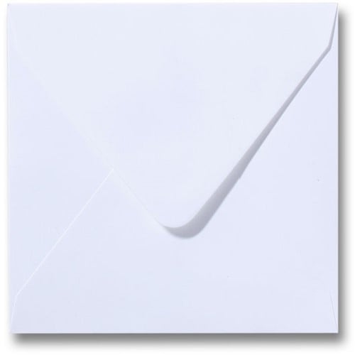 Envelop Fiore 12,5 x 14 cm wit