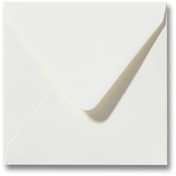 Envelop Fiore 12,5 x 14 cm ivoor