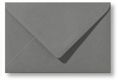 Envelop Roma 12,5 x 17,6 cm donkergrijs