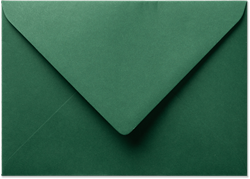 Envelop Seasons 11 x 15,6 cm Kerstgroen