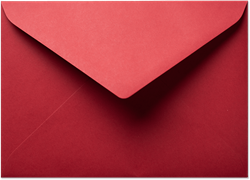 Envelop Seasons 15,6 x 22 cm Kerstrood