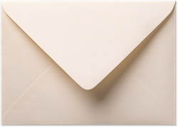Envelop Vintage 12,5 x 17,6 cm ivoor