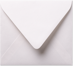 Envelop Vintage 12,5 x 14 cm wit