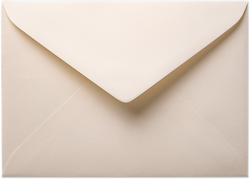 Envelop Vintage 15,6 x 22 cm ivoor