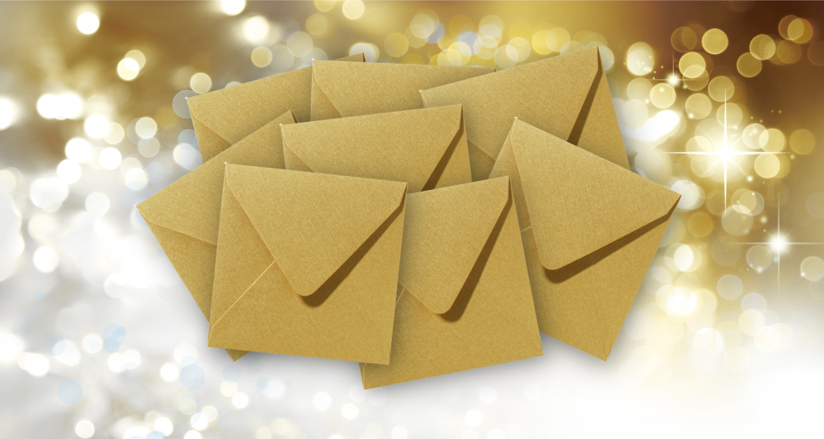 Gouden enveloppen bestellen