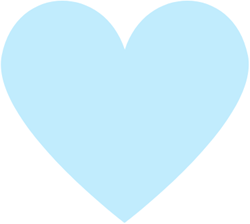 Sluitzegel Hartje Babyblauw