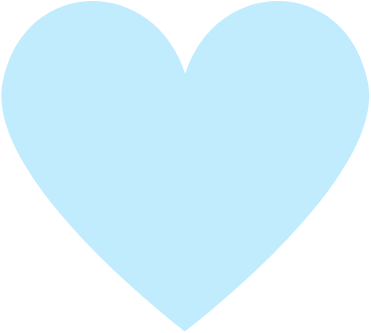 Sluitzegel Hartje Babyblauw