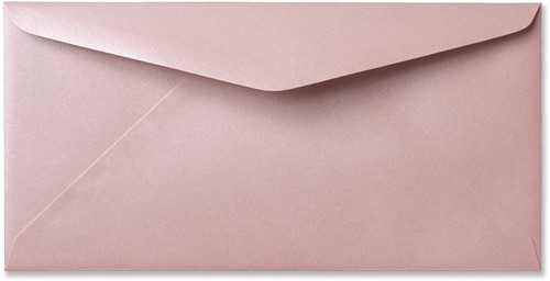 Envelop Metallic 11 x 22 cm rose