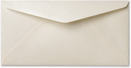 Envelop Metallic 11 x 22 cm cream