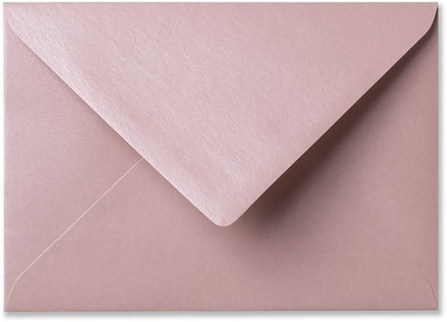 Envelop Metallic 11 x 15,6 cm rose