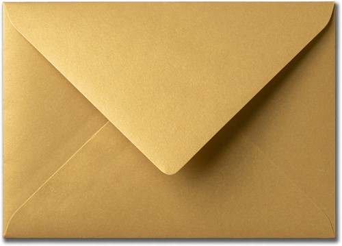 Envelop Metallic 11 x 15,6 cm gold rush