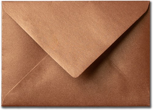 Envelop Metallic 12,5 x 17,6 cm bronze